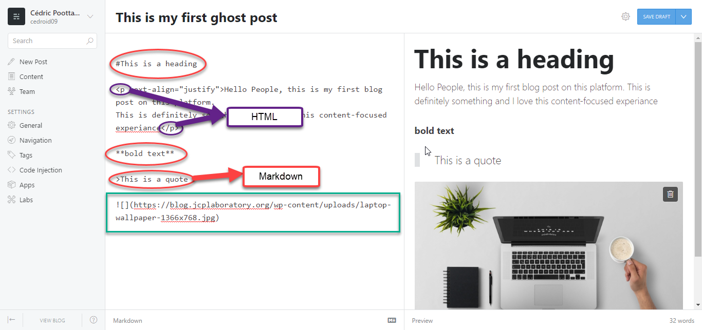 Ghost The Self-Hosted Alternative for your Blogs